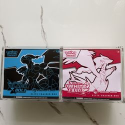 Pokemon Center White Flare Black Bolt etb