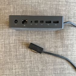 Microsoft Surface Dock (1661) – Dual 4K Display, Gigabit Ethernet, USB 3.0 – Qty 2 Available