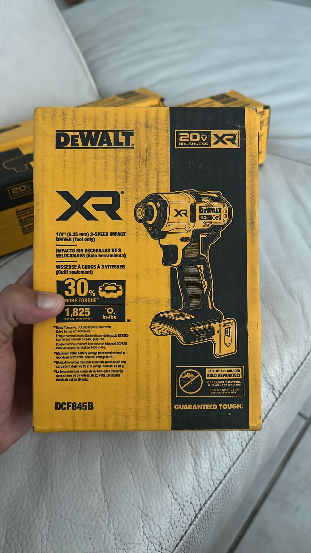 DEWALT 20-Volt Maximum XR Cordless Brushless 1/4 in. 3-Speed Impact Driver (Tool-Only