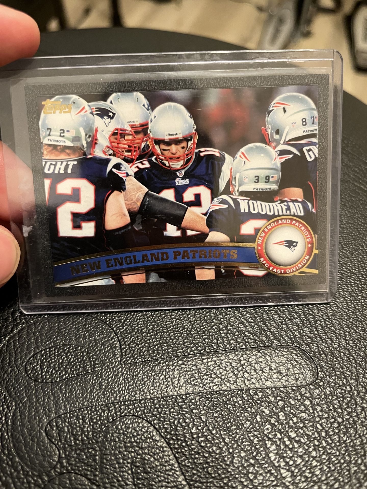 Topps Patriots Tom Brady Black Numbered To /55
