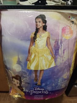 Disney Princess Belle Child Costume Size S (4-6)