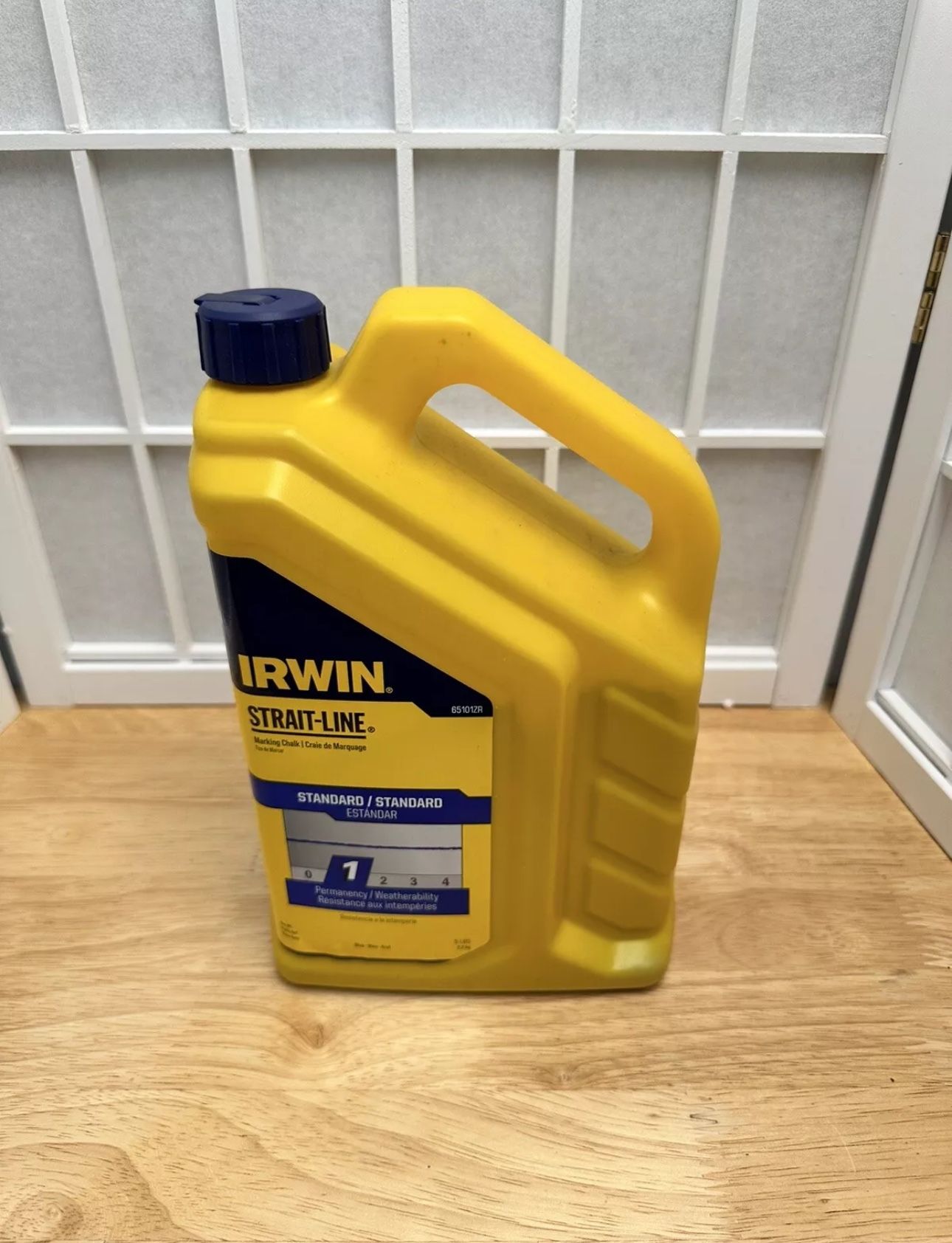 IRWIN STRAIT-LINE BLUE MARKING CHALK - 5LBS Refill Bottle