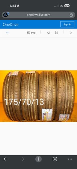4   New Tires   For Sale   175/70/13      We Service Motorcycle Tires