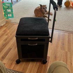 Roller Padded File Cabinet Seat 