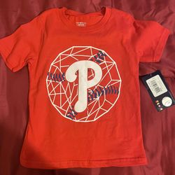 Phillies Kids Graphic Shirt Size 4T BRAND NEW