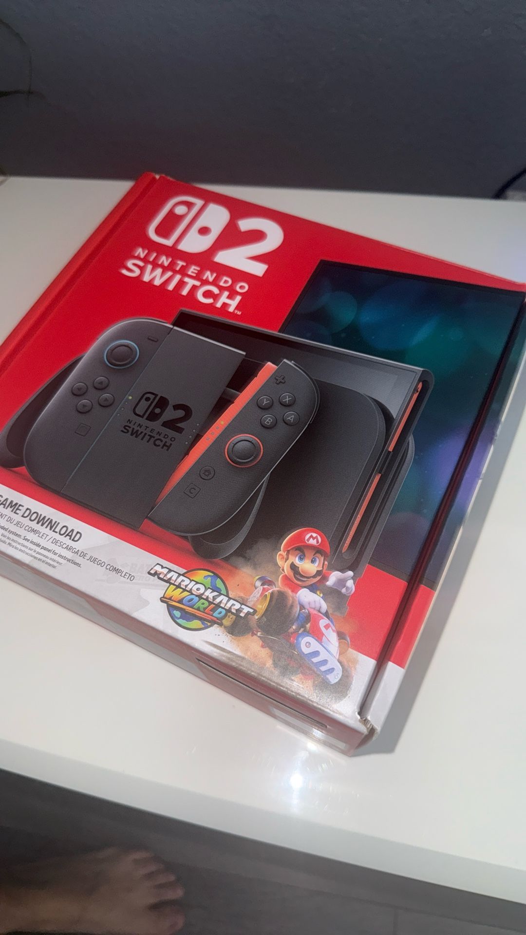 Nintendo Switch 2 Console + Mario Kart World Bundle (Digital Download in Console)