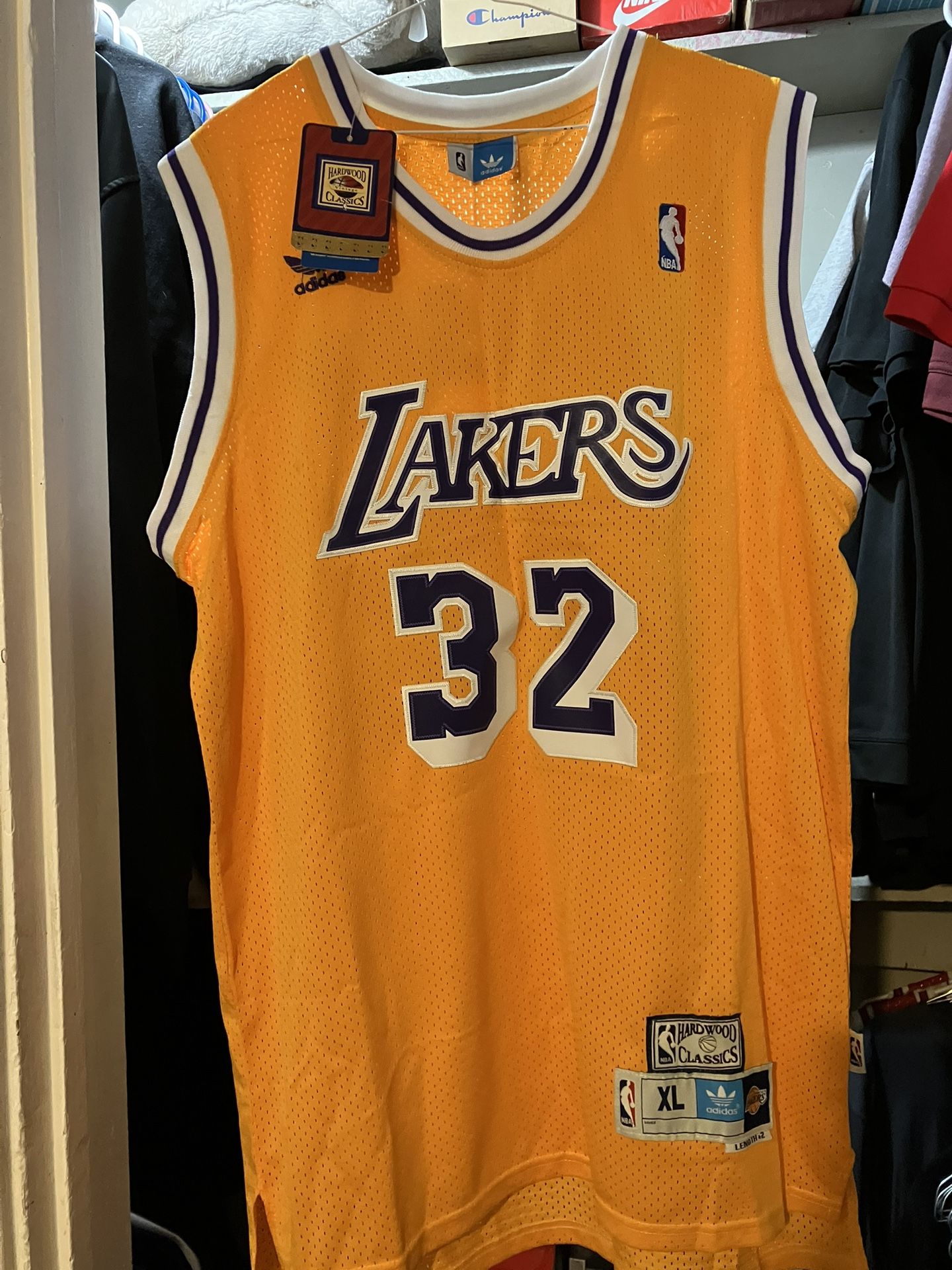 Adidas Hardwood Classic Magic Johnson Jersey