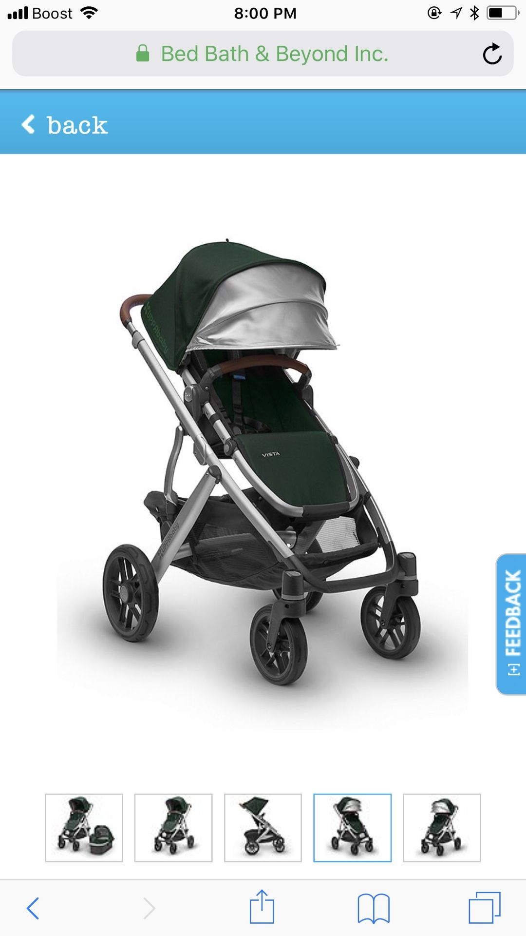 Bed bath shop and beyond uppababy