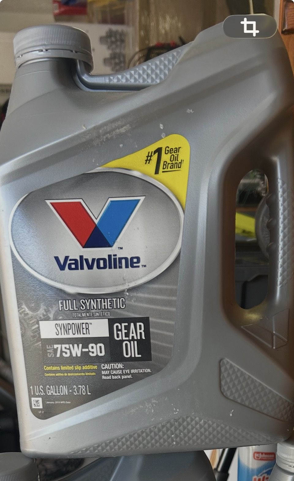 Valvoline FULL SYNTHETIC 75W-90 GEAR OIl