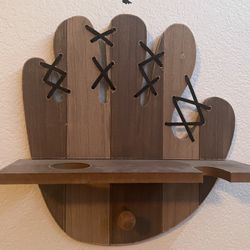 Baseball Glove Shelf