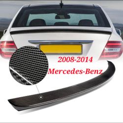 08-14 Mercedes Benz W204 C63 C180 C200 C230 C250 C300 C350 Rear Spoiler Wing