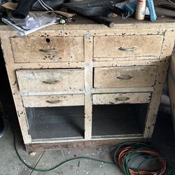 Wood Table Perfect For Garage