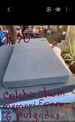 Colchon Twin Usado 6 pulgadas