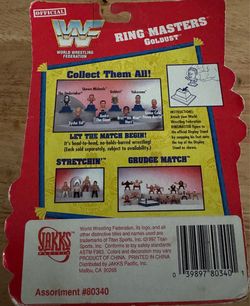 *GOOD FIND* VINTAGE MOC 1997 WWF GOLDDUST Playmates Ring Masters Figure WCW