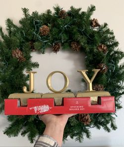 Stocking Holder Merry Christmas JOY