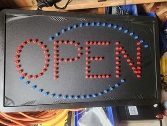 Open sign