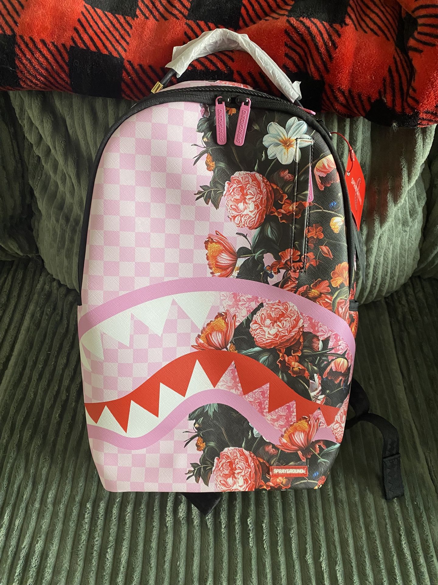 Sprayground Backpack (Pink Flower Edition)
