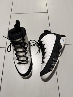size 7Y Nike Air Jordan 9 Retro 'University Blue'