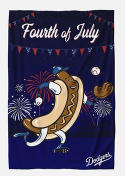 NEW Dodger Blanket 4th of July 2026