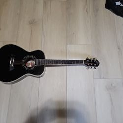 Oscar Schmidt OGHSBLH-A 1/2 Size Steel String Acoustic Guitar