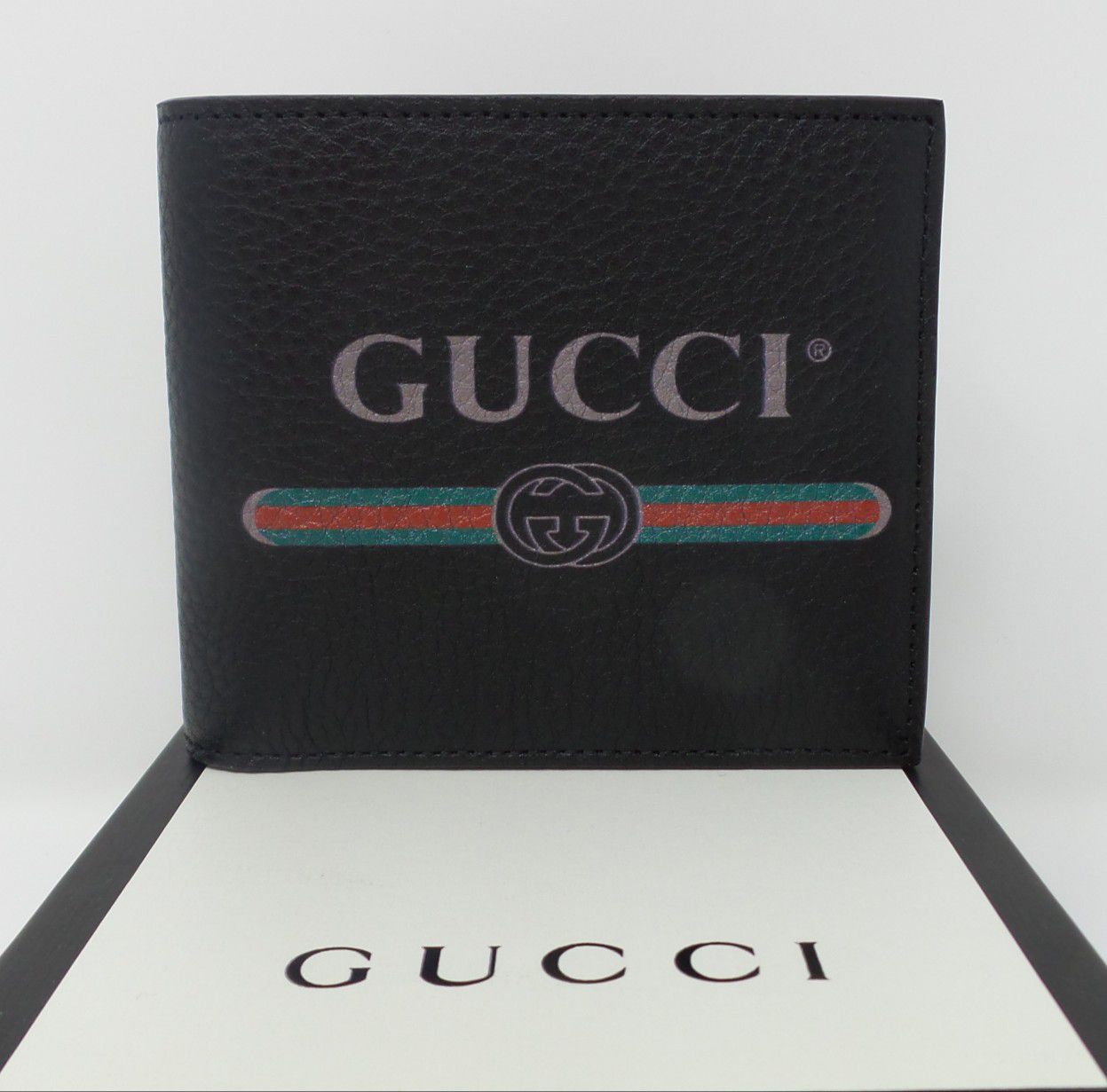Gucci New Wallet Mens Womens Black Versace LV Ferragamo Fendi Burberry Bag