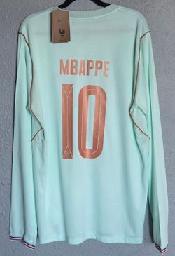 Nike France Mbappe #10 Long Sleeve Jersey