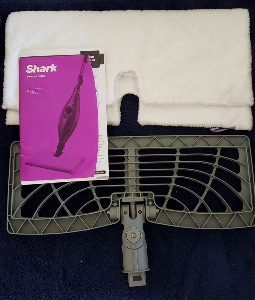 NEW Shark S3550 LARGE Steam Mop Head Two Pads 16x6 Inches  MUST READ BELOW