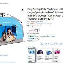 Brand New Tent With LED Lights,  Original Box