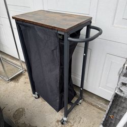 1-bag Laundry Cart with Flip-up Top