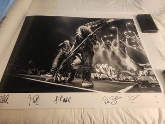 Def Leppard Limited Edition Print,  2 Of 10, Manchester UK 2018