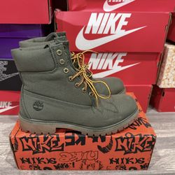 Timberland canvas boot grape leaf men size 8 $80