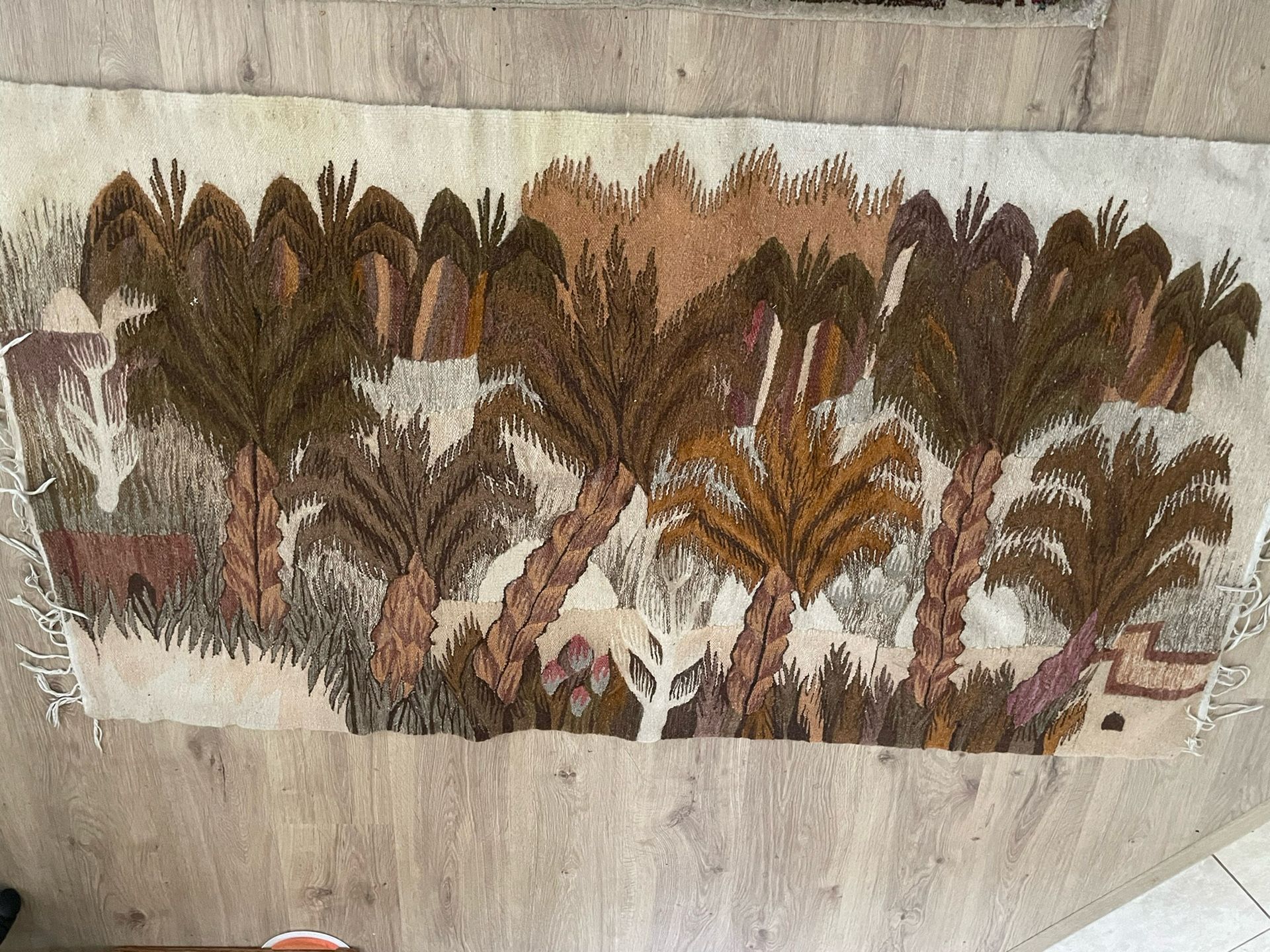 Hand Woven Egyptian Rug 66x36 Inch