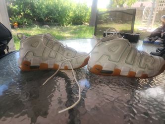 416082-107 NIKE AIR MORE UPTEMPO OCEAN BLISS SHOES 415082-107 Size 6Y
