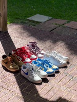 Nike / Jordan Shoe Bundle – 6 Pairs – Size 11 (AF1, Jordan 1, Dunks)