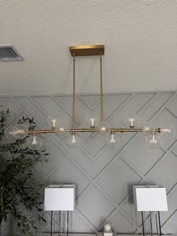 Gold Bubble Chandelier
