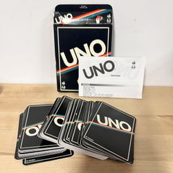 Uno Card Game Double Pack Retro Edition