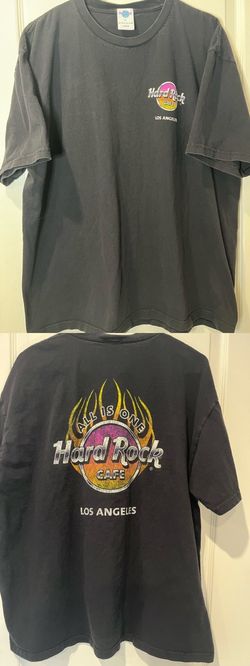 HARD ROCK CAFE LOS ANGELES BLACK TSHIRT-MEN’S LARGE
