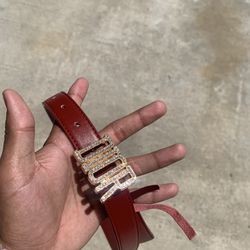 Dior Belt ( Red )