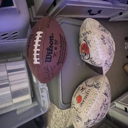 Autographed Memorabilia From Cleveland Indians And Cleveland Browns