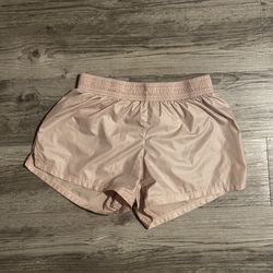 Nike Women's Light Pink Athletic Shorts Drawstring Elastic Waist size XS