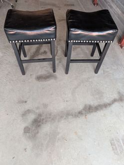 Two bar stools, $15/each