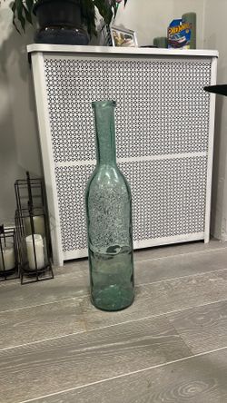 Decorative 30” Glass Bottle