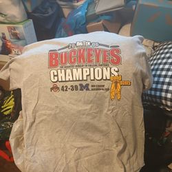 NWT - Ohio State Buckeyes Football 2006 Big Ten Champions T-Shirt - Size L