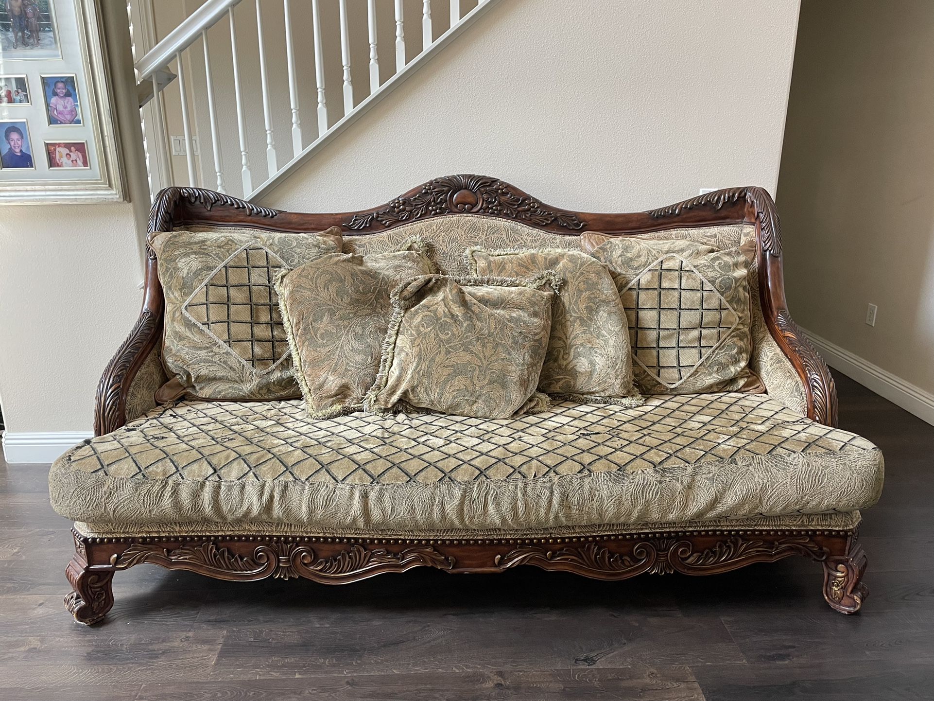 Set of 3 Victorian Style Couches