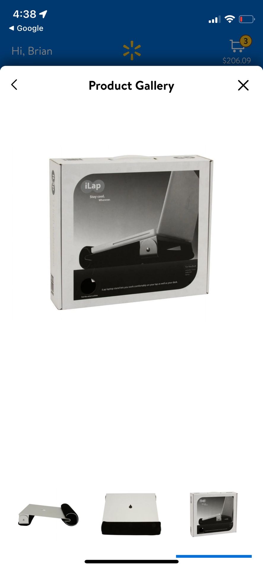 iLap RAIN DESIGN LAPTOP REST