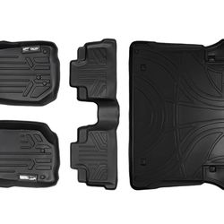 MAXLINER Floor Mats and Cargo Liner Set Black for 2011-2013 Jeep Wrangler Unlimited 4-Door