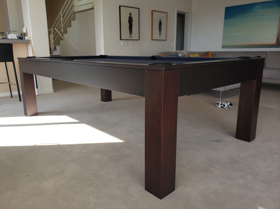 Brand new pool table dining table