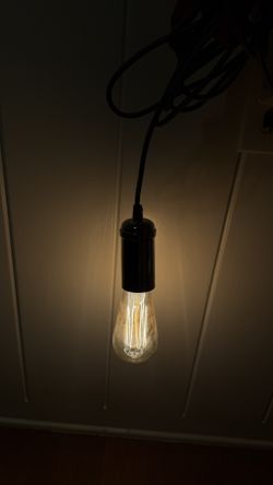 Hanging Light w/ Vintage Bulbs 