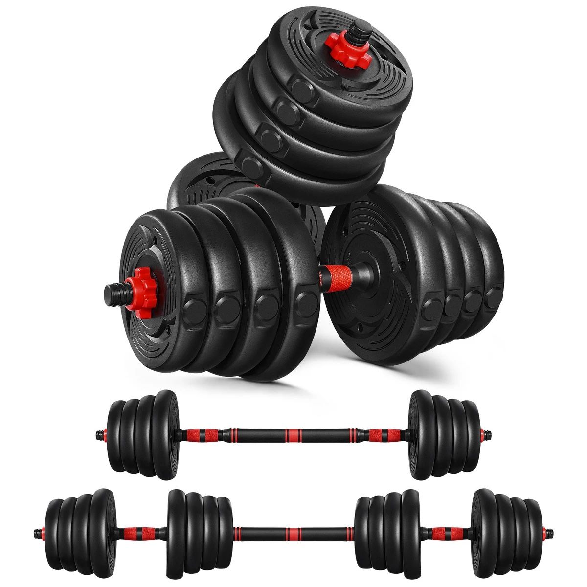 Adjustable dumbbell barbell set  ON SALE❗️