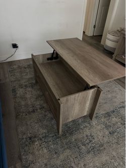 Modern Farmhouse Coffee Table w/ Lift Top